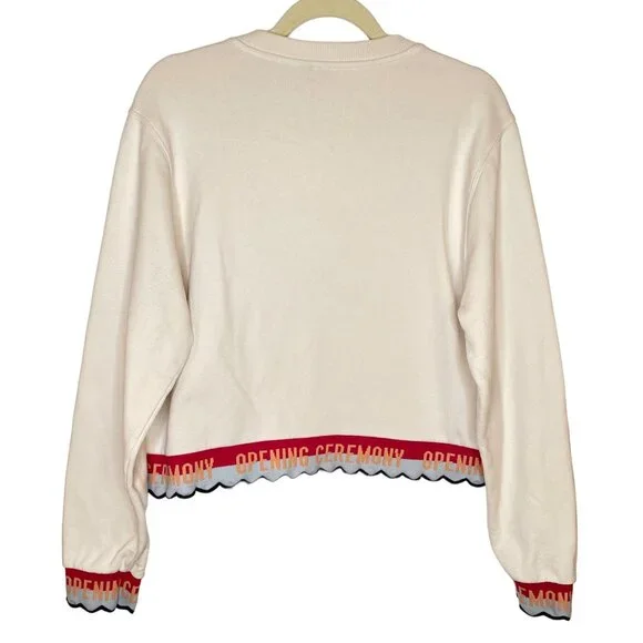 Opening Ceremony Cropped Sweatshirt, L - Picture 4 of 8